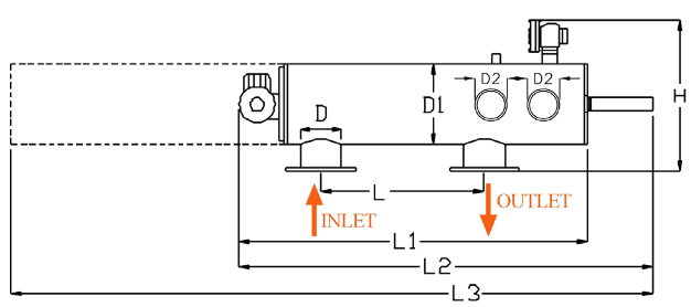 電動(dòng)刷網(wǎng)式自清洗過濾器AF9800系列安裝圖